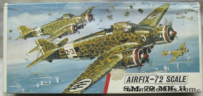 Airfix 1/72 Savoia-Marchetti SM-79 Mk.II, 487 plastic model kit